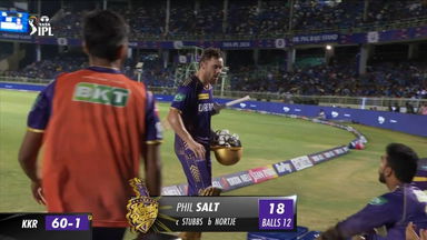 M16: DC vs KKR – Phil Salt Wicket