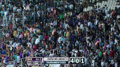 M47: KKR vs RR – Yusuf Pathan Six