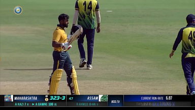 Vijay Hazare Trophy 2022: Bawane powers Maharashtra with timely ton