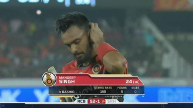 M1: SRH vs RCB – Mandeep Singh Wicket