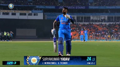 IND vs NZ 2023, 3RD T20I: Suryakumar Yadav  Wicket