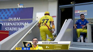 M53: CSK vs PBKS – Robin Uthappa Wicket