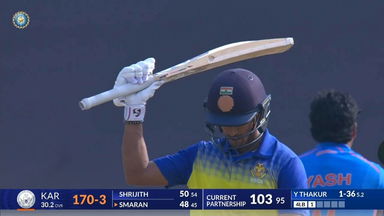 Vijay Hazare Trophy 2025 Final, Karnataka vs Vidarbha: KL Shrijith's crucial knock of 78(74)