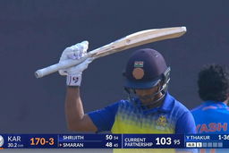 Vijay Hazare Trophy 2025 Final, Karnataka vs Vidarbha: KL Shrijith's crucial knock of 78(74)