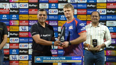 IPL 2026 M02: MI vs KKR - Angel One Super Sixes of the Match - Ryan Rickelton