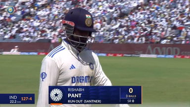 IND vs NZ 2024, 2nd Test: Rishabh Pant Wicket