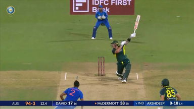 IND vs AUS 2023-24, 5TH T20I: Ben McDermott Six