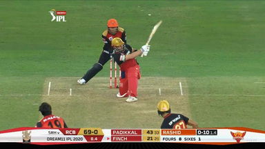 M03: SRH vs RCB – Aaron Finch Six