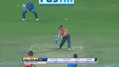 IND vs ENG 2017, 2nd T20I : Jos Buttler Six
