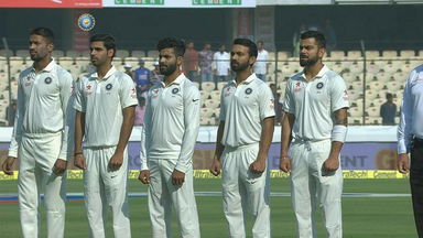 IND vs BAN 2017 - 1st Test : National Anthem