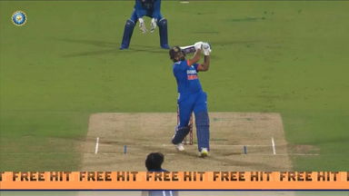 IND vs AFG 2024, 3RD T20I: Rohit Sharma Six