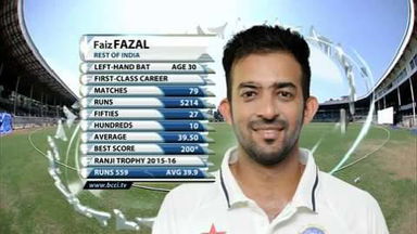Irani Cup, 2016 - Faiz Fazal 100