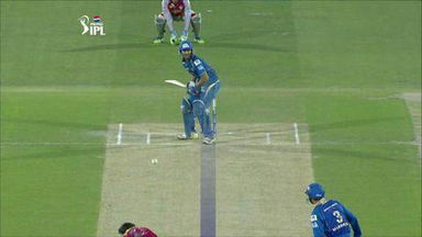 M69: KXIP vs MI – Rishi Dhawan Wicket