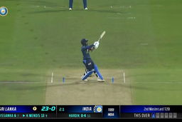 IND vs SL 2023, 2ND T20I: Kusal Mendis  Six