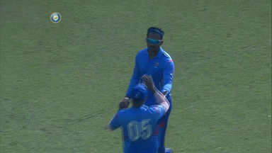 K C Cariappa's double-wicket over