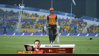 M55: SRH vs MI – Abdul Samad Wicket