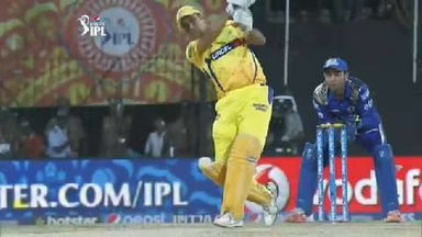 M43: CSK vs MI – MS Dhoni Six