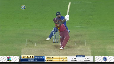 IND vs WI 2022, 2ND ODI: Fabian Allen Six