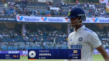IND vs NZ 2024, 3rd Test: Yashasvi Jaiswal Wicket