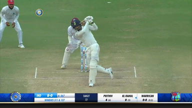 IND vs WI 2018, 2nd Test Day 3: KL Rahul Six