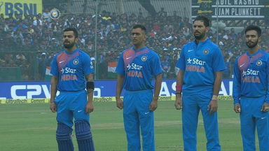 IND vs ENG 2017, 1st T20I : National Anthem