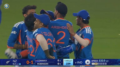 IND vs NZ 2026, 1st T20I: Fall of Wickets