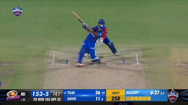 M43: DC vs MI – Tilak Varma Six