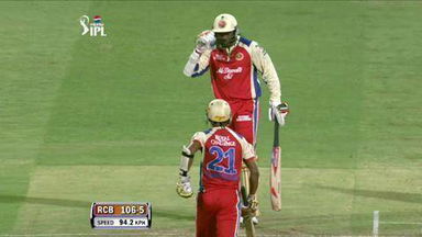 M2: RCB vs MI – Chris Gayle Six