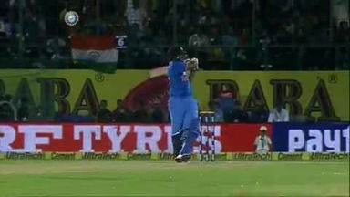 1ST T20I: IND vs SA – Rohit Sharma Six