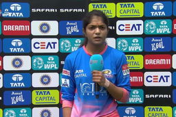 Match 15, Mumbai Indians vs UP Warriorz: Dhara Gujjar Interview