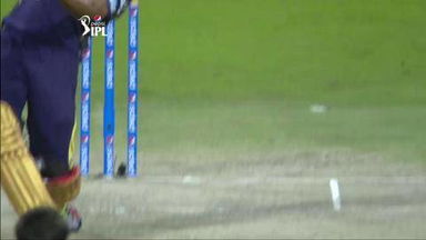 M15: KKR vs KXIP – Gautam Gambhir Wicket