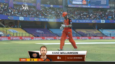 M54: SRH vs RCB – Kane Williamson Wicket