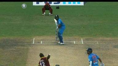 2ND T20I: IND vs WI – Rohit Sharma Six