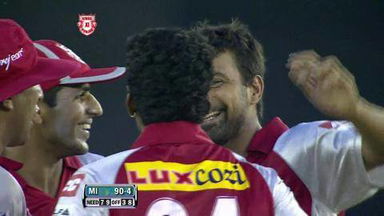 Match 33 KXIP vs MI – Pollard's Wicket