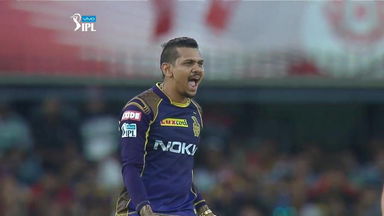 M44: KXIP vs KKR – Fall of Wickets