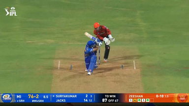 IPL 2025 M33: MI vs SRH - Suryakumar Yadav Six