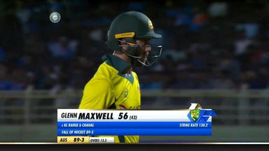 IND vs AUS 2019, 1st T20I: Glenn Maxwell Wicket