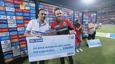 M8: KXIP vs RCB – YES Bank Maximum Sixes – AB de Villiers