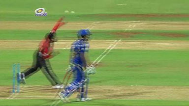 M14: MI vs RCB – Ambati Rayudu Wicket