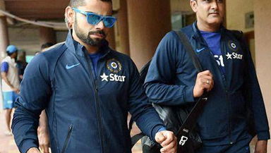 England’s tour of India 2016-17: Anil Kumble and Virat Kohli announce schedule