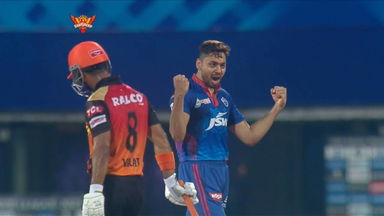 Avesh Khan impresses with a 3-wicket haul