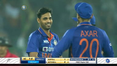 Perfect Start: Bhuvi’s removes Mitchell with a beauty