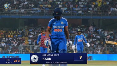 IND-W vs ENG-W 2023, 2ND T20I: Harmanpreet Kaur Wicket