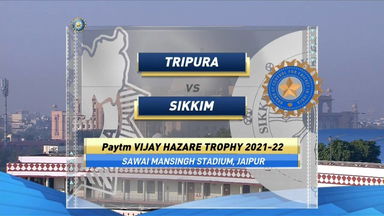 Vijay Hazare Trophy 2021-22, Tripura v Sikkim: Match Highlights