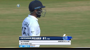 IND vs SA 2019, 1st Test, Day 4: Cheteshwar Pujara Wicket
