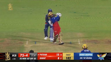 M15: RCB vs LSG – Rajat Patidar Six