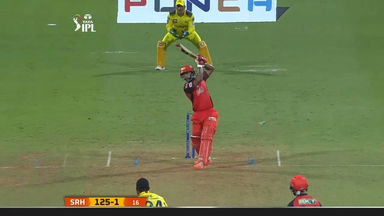 M17: CSK vs SRH – Rahul Tripathi Six