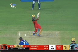 M56: RCB vs DC – K.S Bharat Six