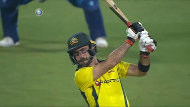 IND vs AUS 2019, 2nd T20I: Glenn Maxwell Six