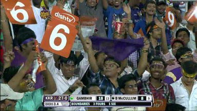 Match 63 KKR vs CSK – Gambhir's 1st Six